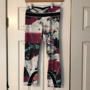 Lululemon multi-colored crop legging